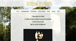 Desktop Screenshot of lespalets.org